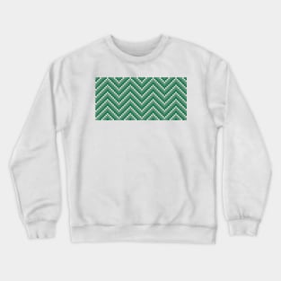 Haus Pixel Chevrons - Sly Crewneck Sweatshirt